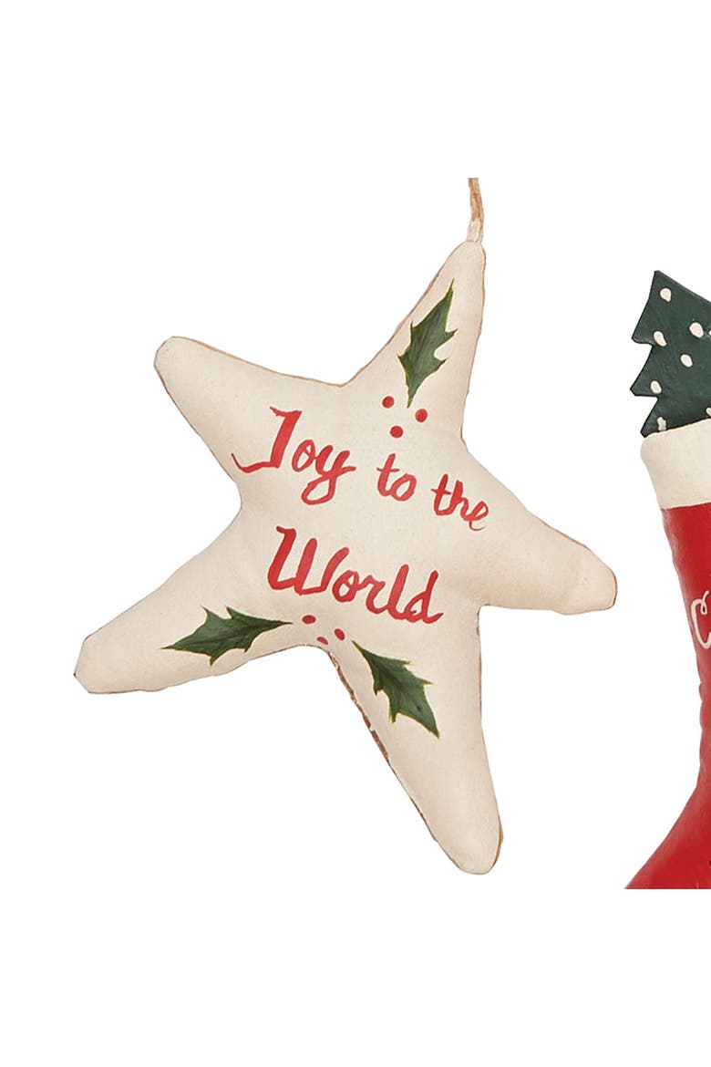 Clap Saddle Holiday Ornament Assortment of 3, Alternate, color, Red