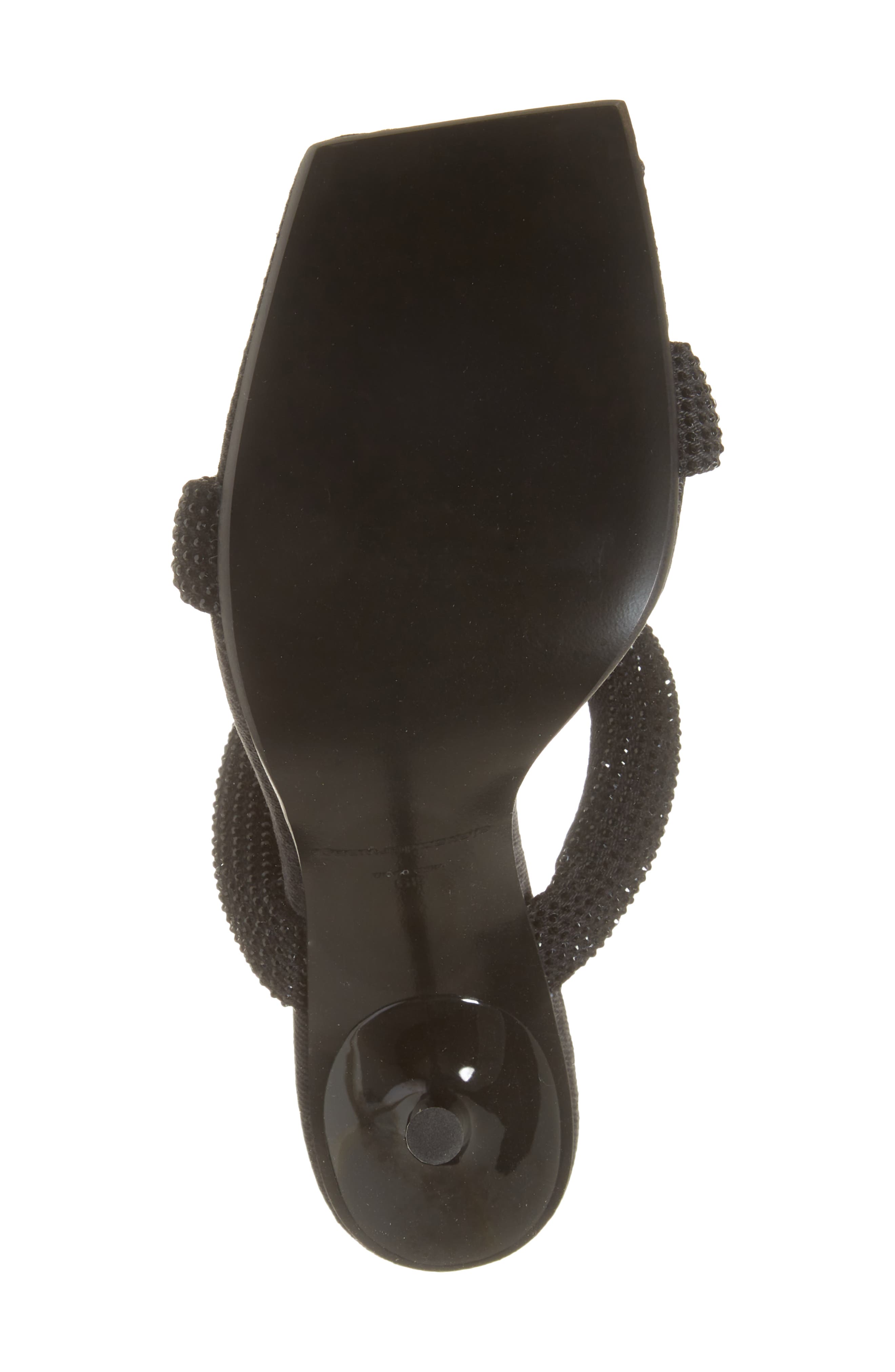 Alexander Wang Julie Tubular Crystal Embellished Slide Sandal, Alternate, color, 