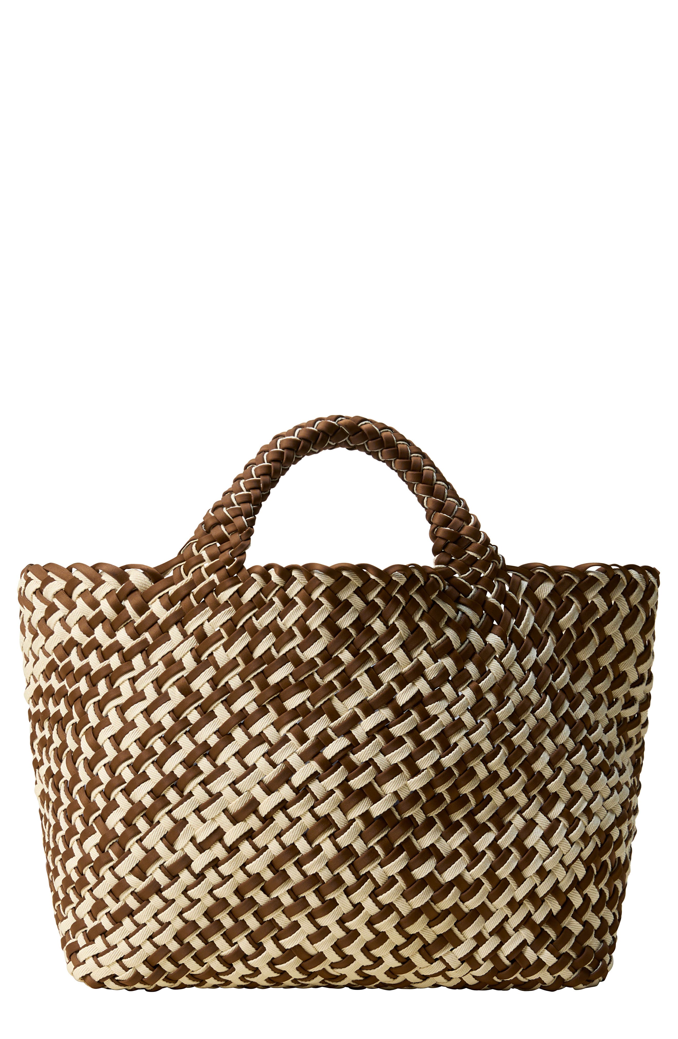 NAGHEDI Medium St. Barths Tote, Main, color, Carmel