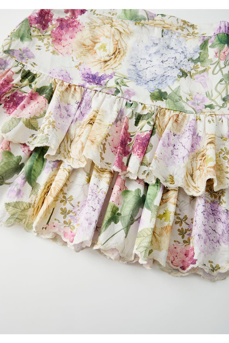 Seraphina Cotton Mini Skirt, Alternate, color, Floral