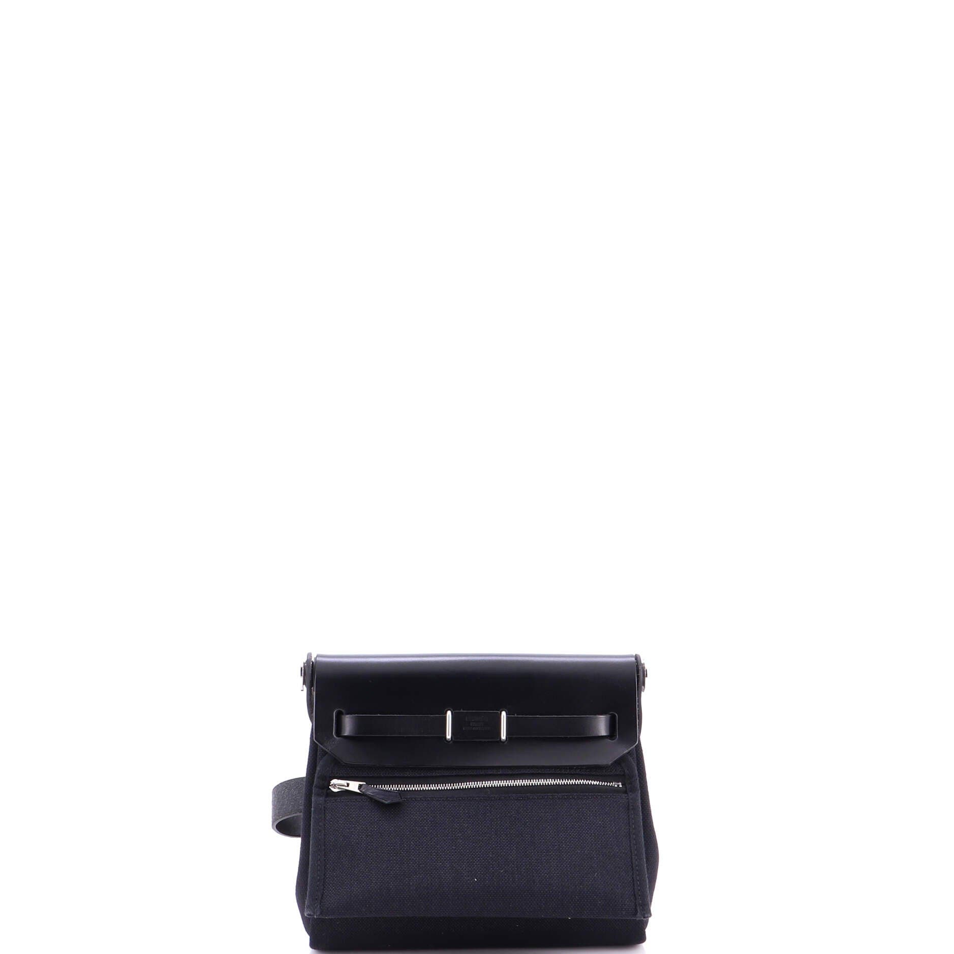 Herbag Zip Toile and Leather 20, Alternate, color, Noir