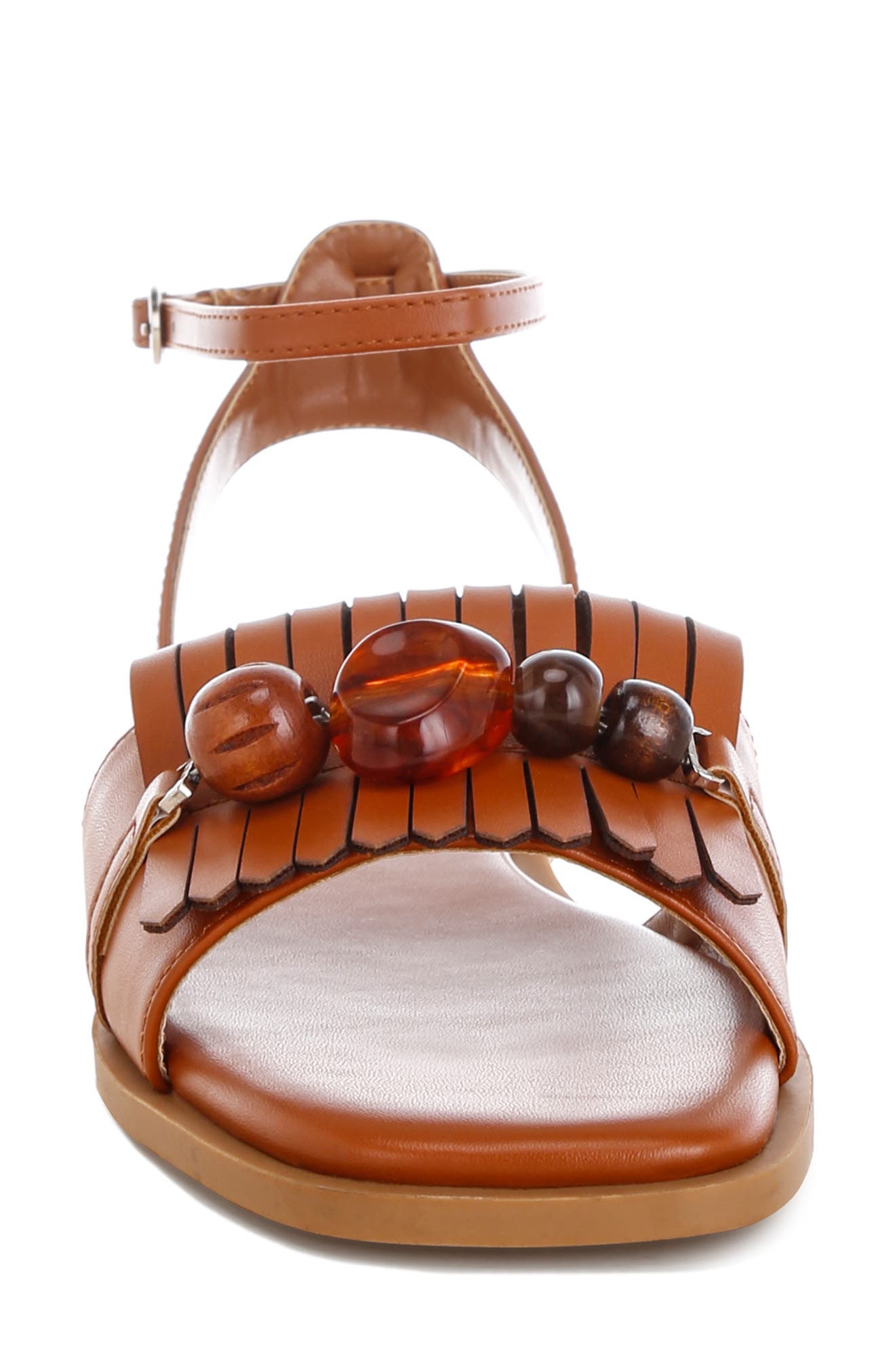 Morgine Ankle Strap Sandal, Alternate, color, TAN