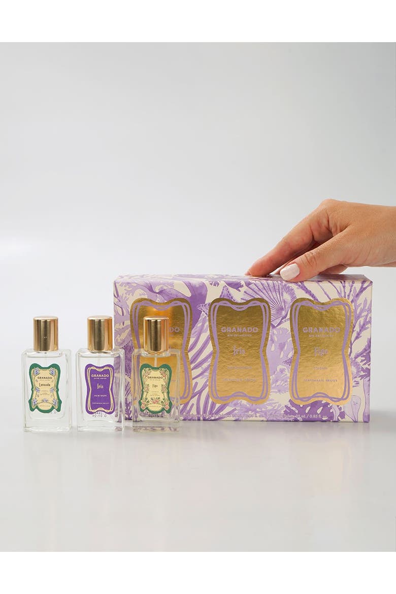 Perfumery Trio - Íris, Lavanda, Figo, Main, color, Clear