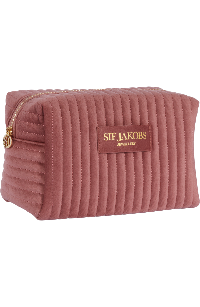 Sif Jakobs Jewellery Cosmetic Bag Grande, Main, color, Red