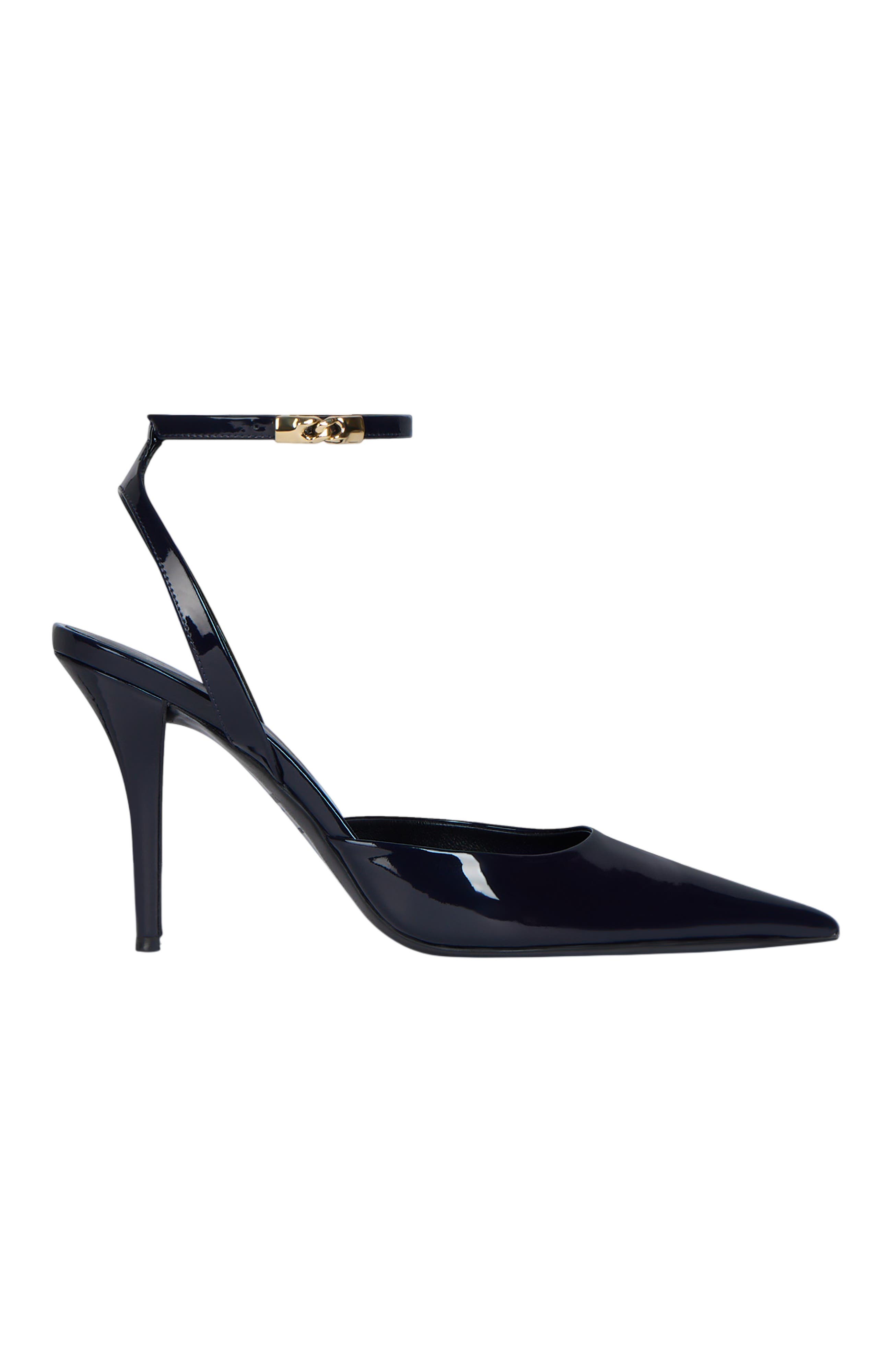 Patent Leather Strappy Courts, Alternate, color, blue