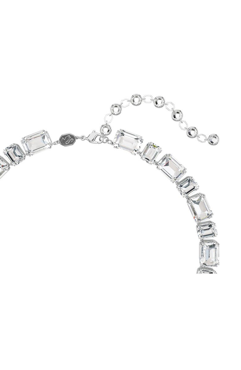Swarovski Millennia Octagon Crystal Tennis Necklace, Alternate, color, White