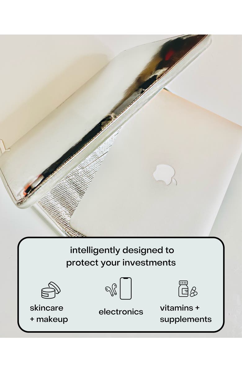 WELLinsulated Performance Laptop Sleeve, Alternate, color, Silver