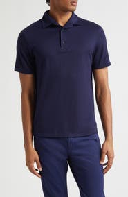 ISAIA Wool Piqué Polo