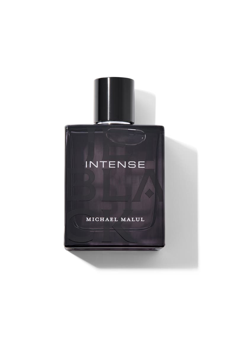 Michael Malul Jet Black Intense 3.4oz/100mL Men's EDP, Main, color, Black/Oxford