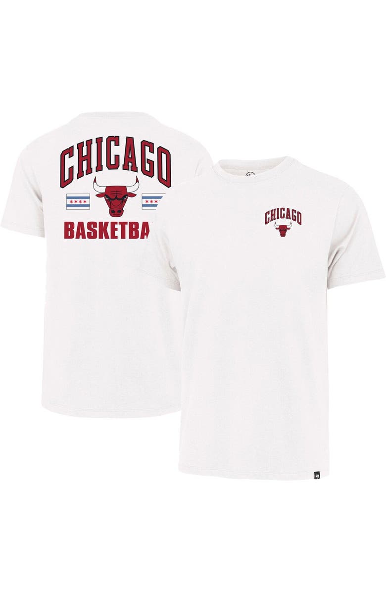 '47 Men's '47  White Chicago Bulls 2022/23 City Edition Backer Franklin T-Shirt, Alternate, color, 