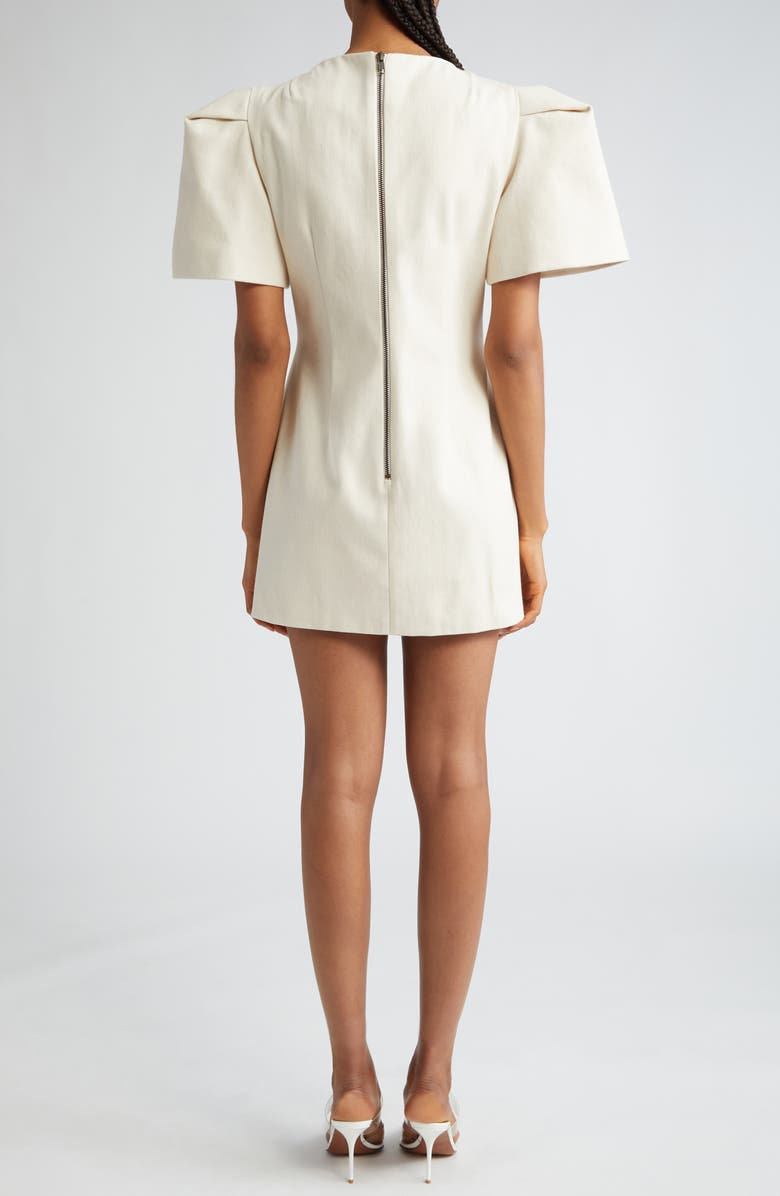 ISRAELLA KOBLA Togu Asymmetric Hem Minidress, Alternate, color, Beige