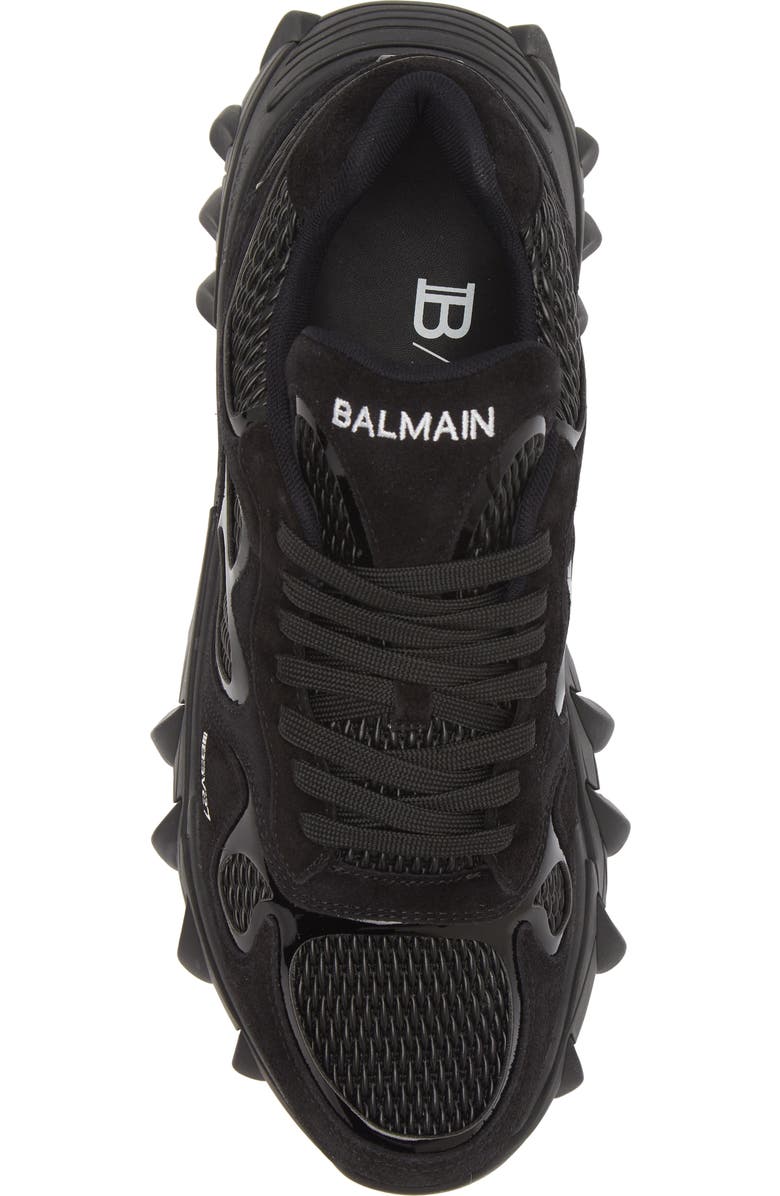 Balmain B-East Mixed Media Sneaker, Alternate, color,