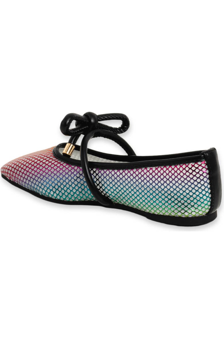 SHUSHOP Kids' Ashley Mini Metallic Ballet Flat, Alternate, color,