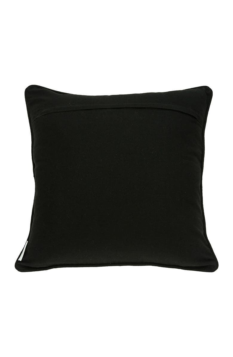 PARKLAND COLLECTION Cameo Transitional Pillow - 20" x 20" - Black, Alternate, color, Black
