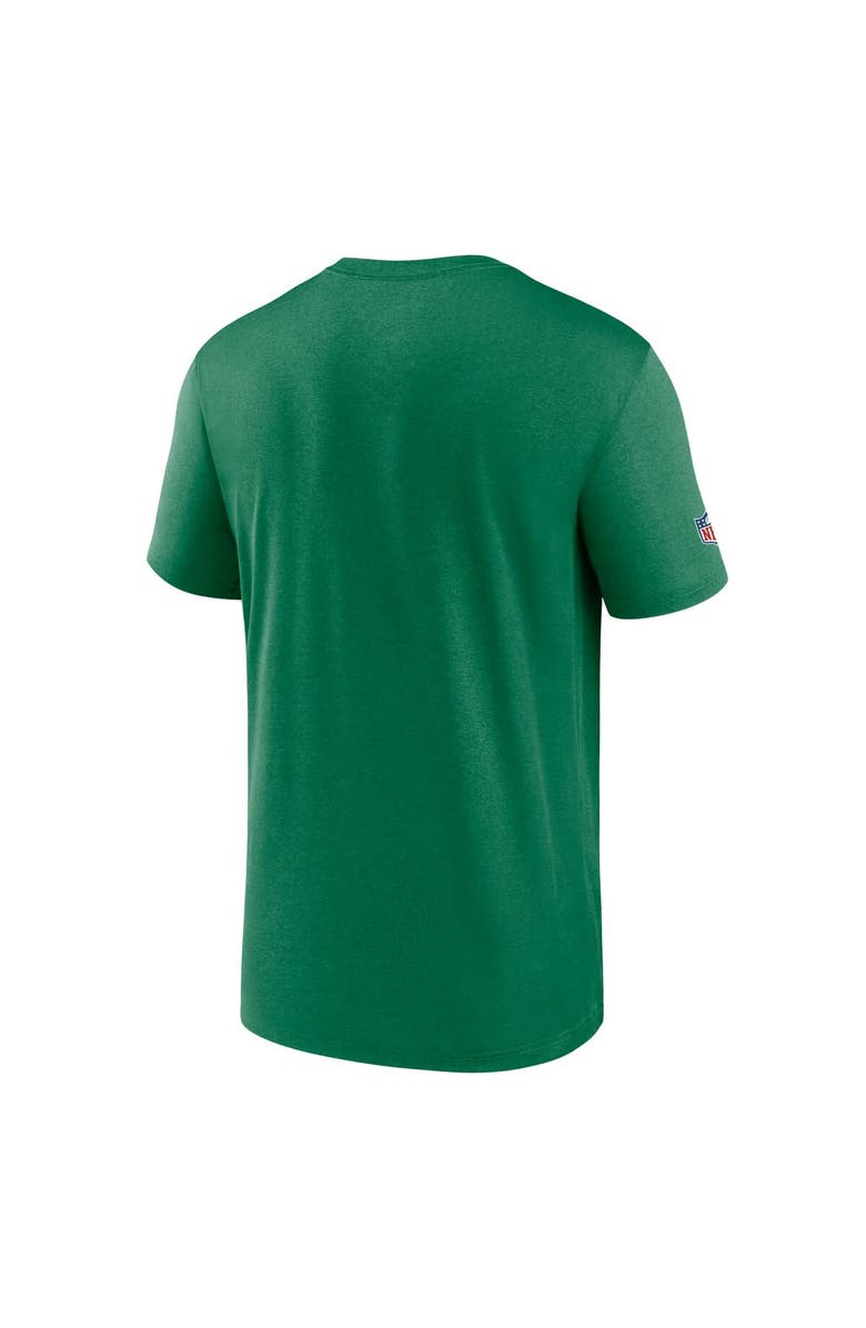 Nike Men's Nike Kelly Green Philadelphia Eagles Sideline Alt Pack Small Logo Legend Performance T-Shirt, Alternate, color, Kelly Green