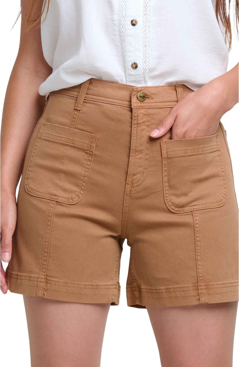 Toad & Co Women's Linden Canvas Short, Alternate, color, Tabac