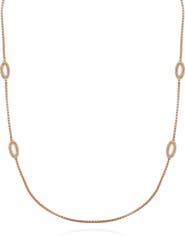 Vince Camuto Pavé Station Necklace