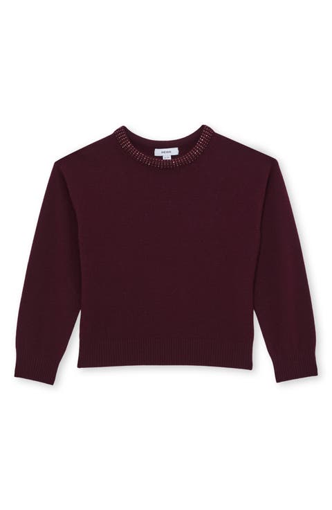 Kids' Elizabeth Embellished Sweater (Big Kid)