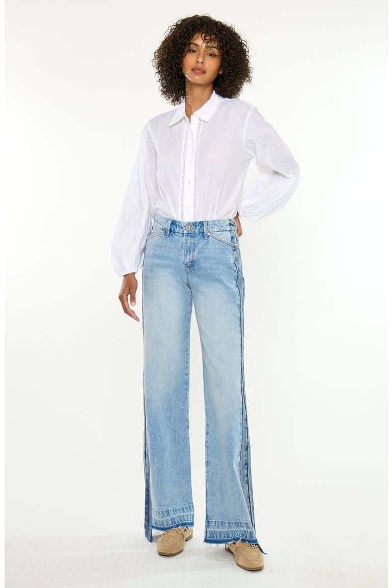 Bethell High Rise Wide Flare Jeans, Alternate, color, Medium Wash