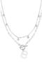 Toggle Initial Pendant Layered Necklace