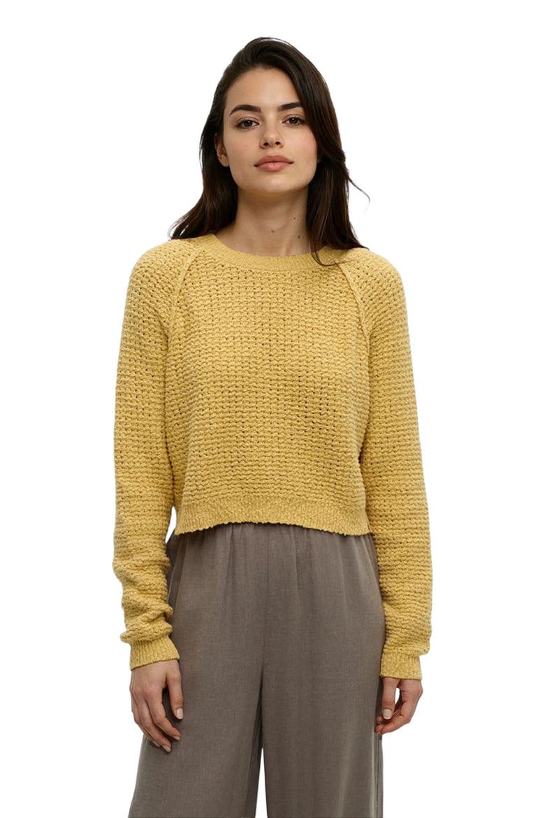 Hart Sweater, Alternate, color, Dusk Yellow