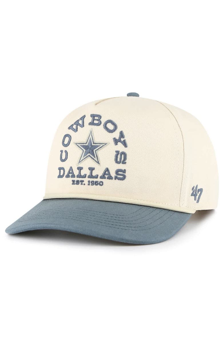 '47 Men's '47 Natural Dallas Cowboys Ranchero Hitch Adjustable Hat, Main, color, 
