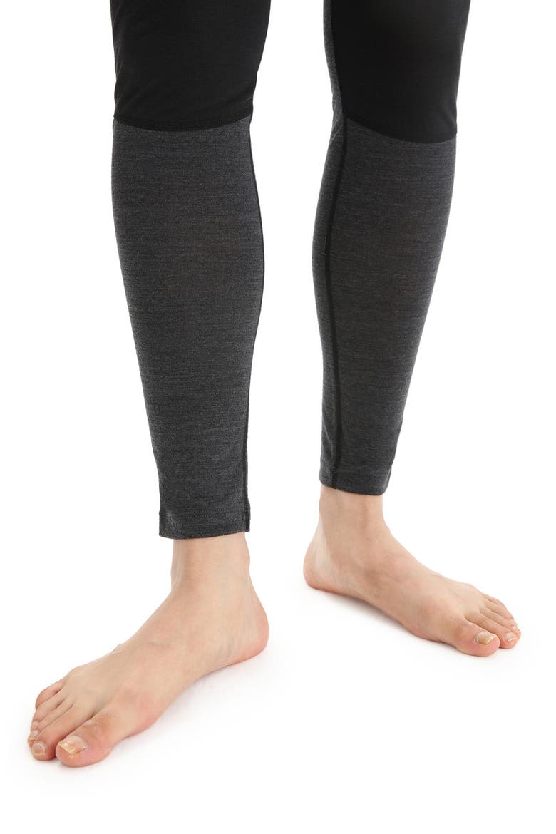 125 ZoneKnit Tencel® Lyocell & Merino Wool Leggings, Alternate, color, BLACK/ JET HEATHER
