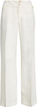 Etro Linen Ankle Flare Trousers