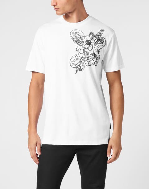 T-Shirt Round Neck Snake Men