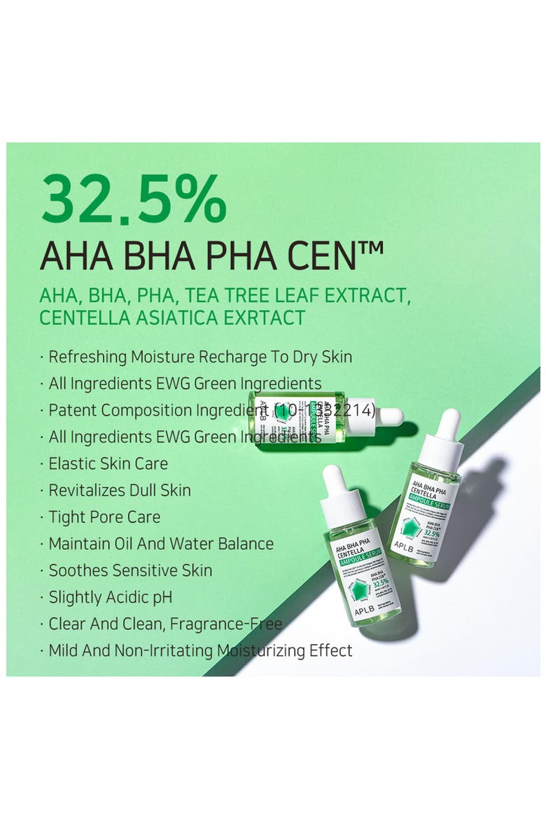 AHA BHA PHA Centella Ampoule Serum, Alternate, color, NO COLOR