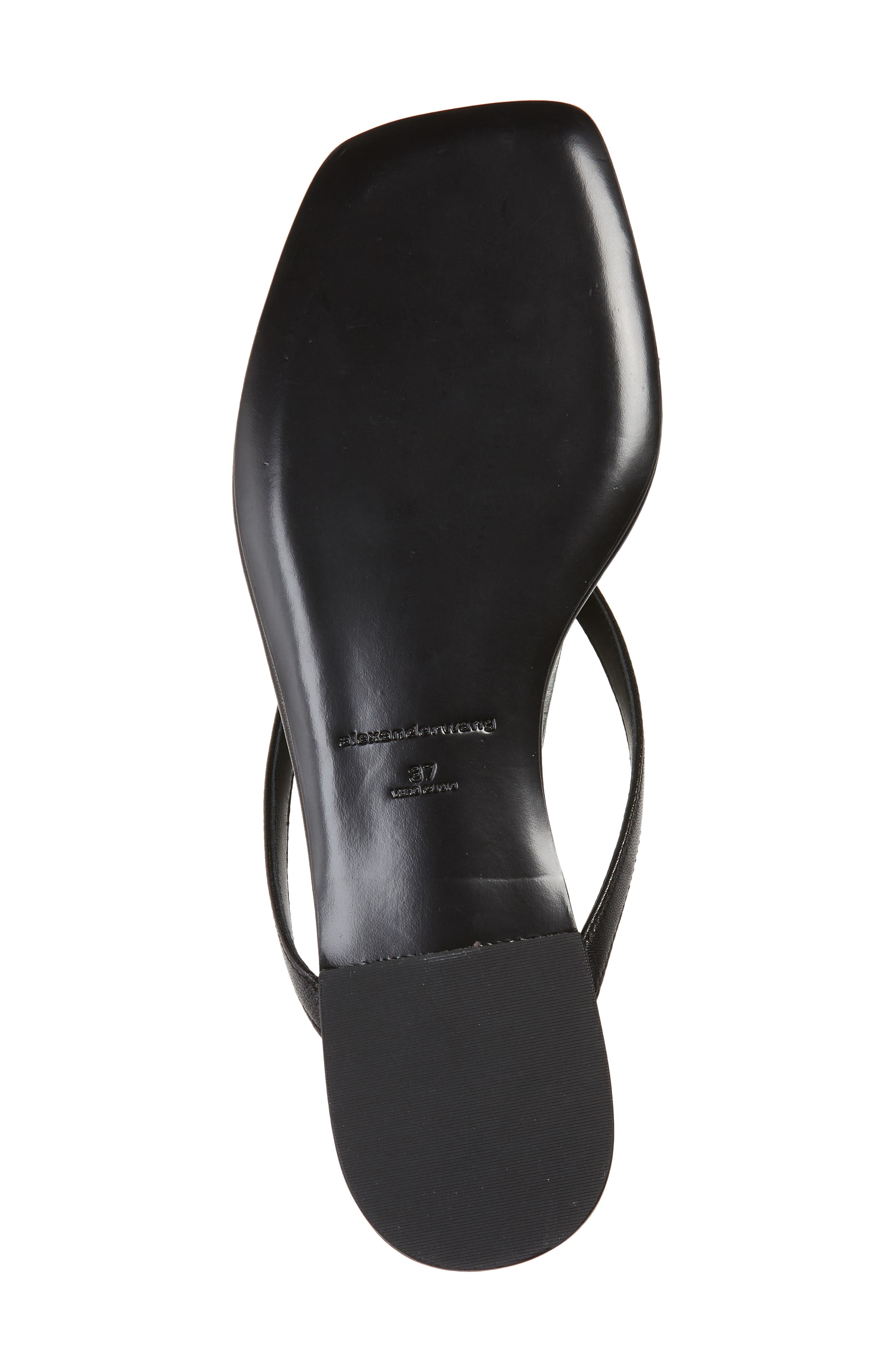 Alexander Wang Ivy Rhinestone Logo Sandal, Alternate, color, 