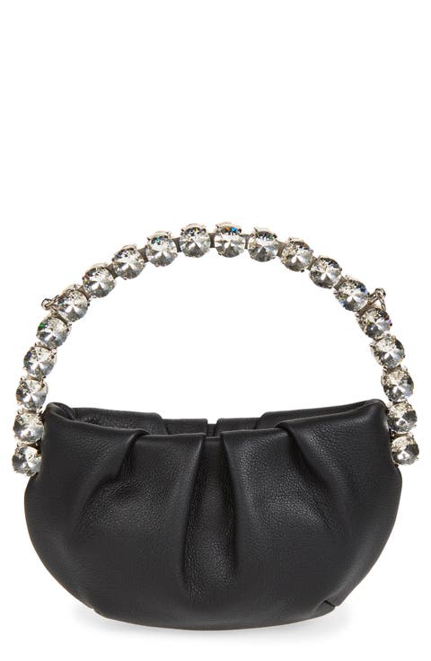 Micro Leather Eternity Clutch