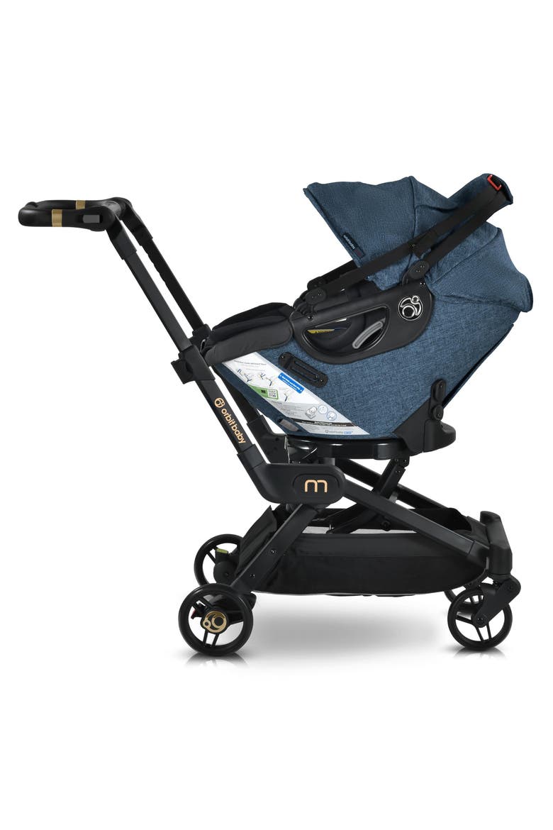 M+ Stroll & Ride Car Seat & Stroller Travel System, Alternate, color, BLACK/ BLACK L/ NAVY