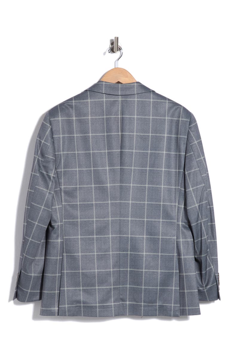 Plaid Sport Coat, Alternate, color, GREY