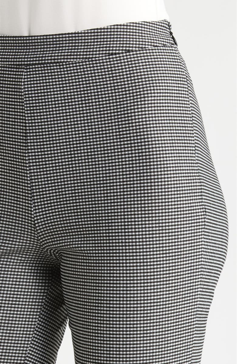 ASTR the Label Brecklynn Gingham Capri Pants, Alternate, color, Black Gingham
