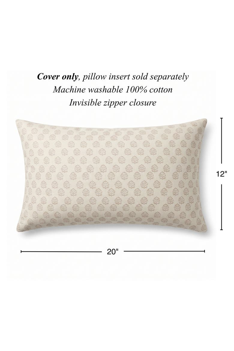 Bodhi Pillow Cover, Alternate, color, Shortbread