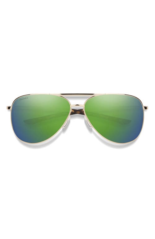 Smith Serpico 2 65mm Oversize Chromapop™ Polarized Aviator Sunglasses