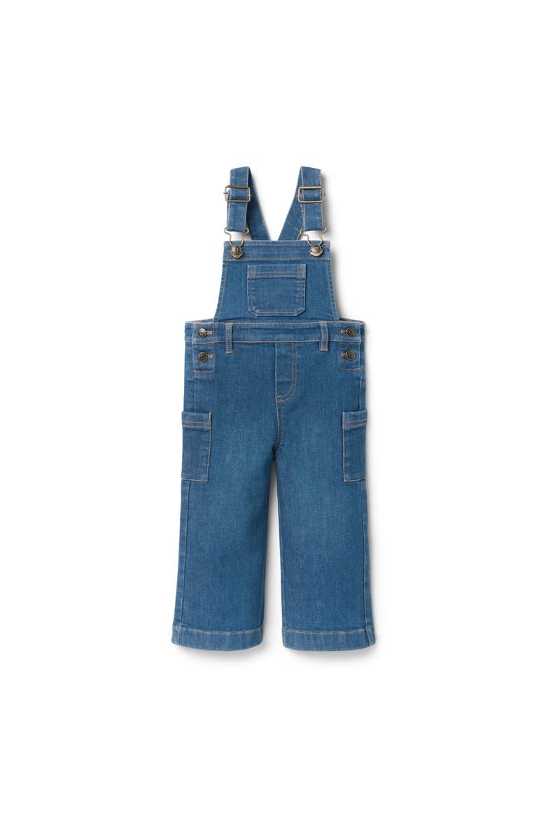Denim Overall In Medium Wash, Main, color, Blue
