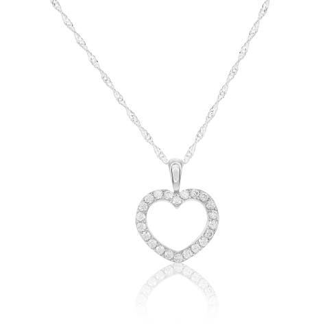 Sterling Silver Heart Necklace