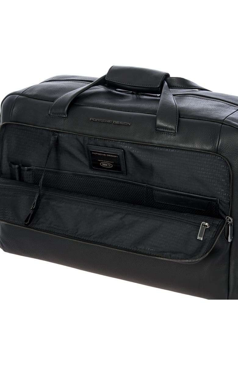 Porsche Design Roadster Water Resistant Leather Weekend Duffle Bag, Alternate, color,
