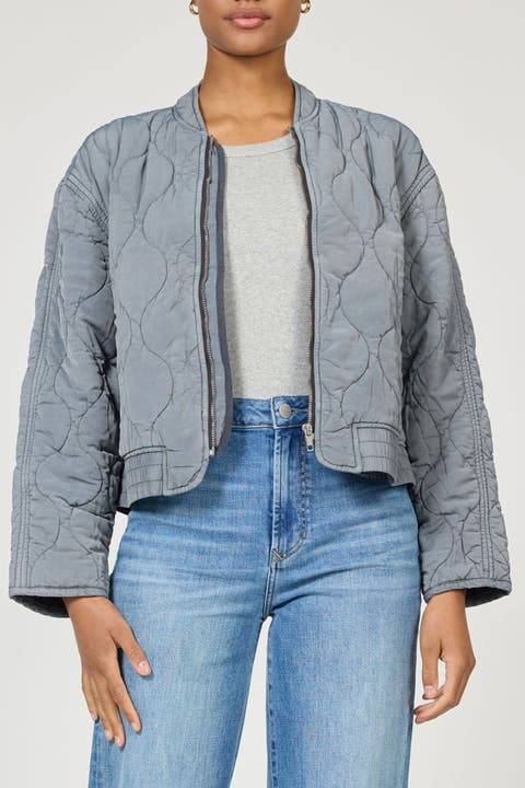 Maverick Zip Front Quilted Jacket
