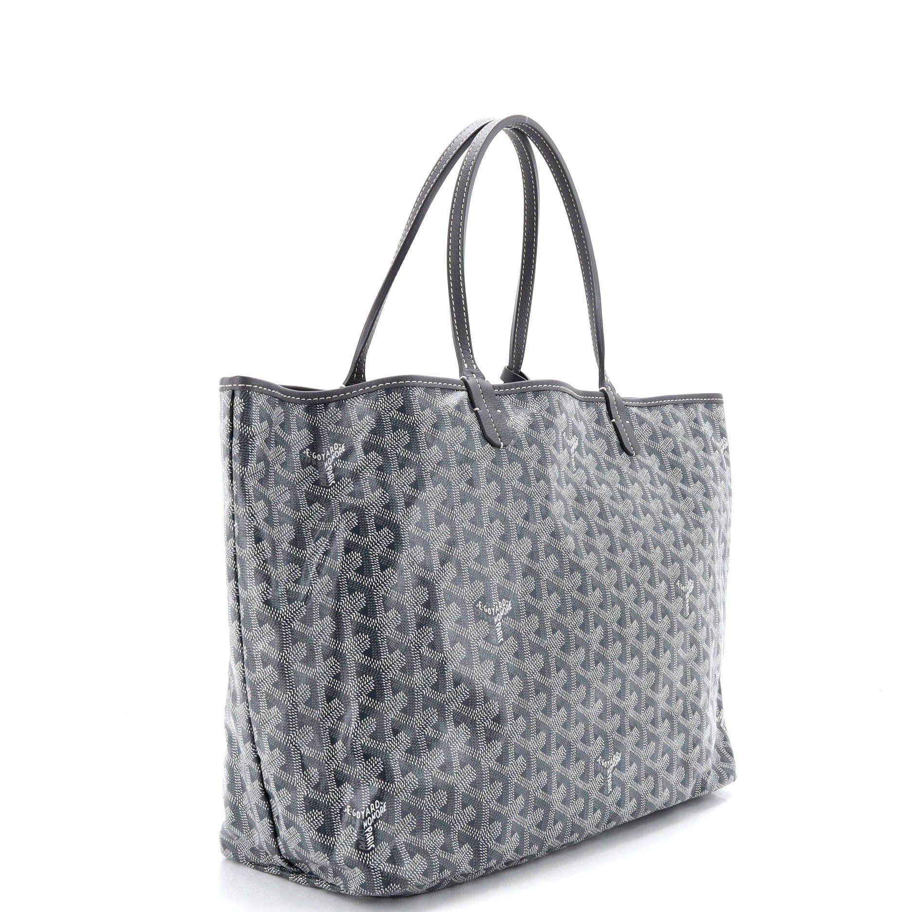 Pre-Owned Goyard Saint Louis Tote Coated Canvas PM, Alternate, color, Gray
