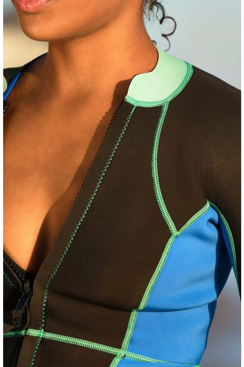The Yulex Jacket, Alternate, color, Black Multi