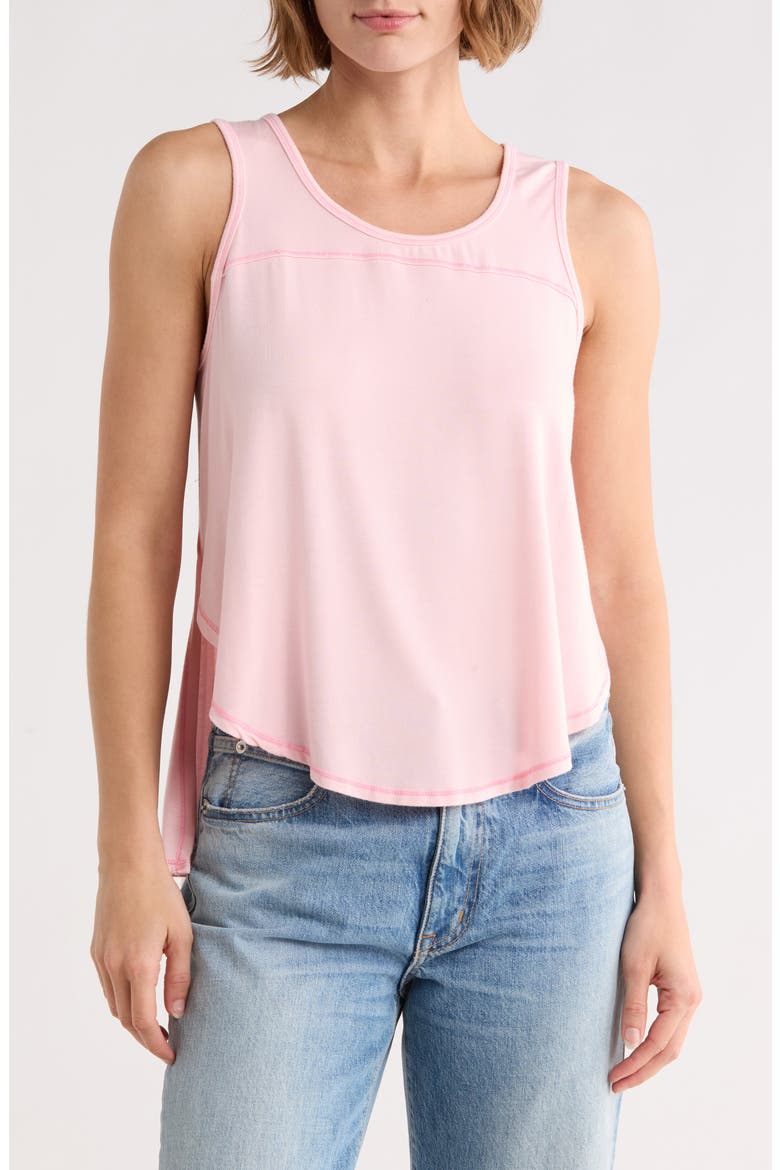 Rounded High-Low Tank, Main, color, ROSEWOOD