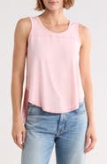 GO COUTURE Rounded High-Low Tank