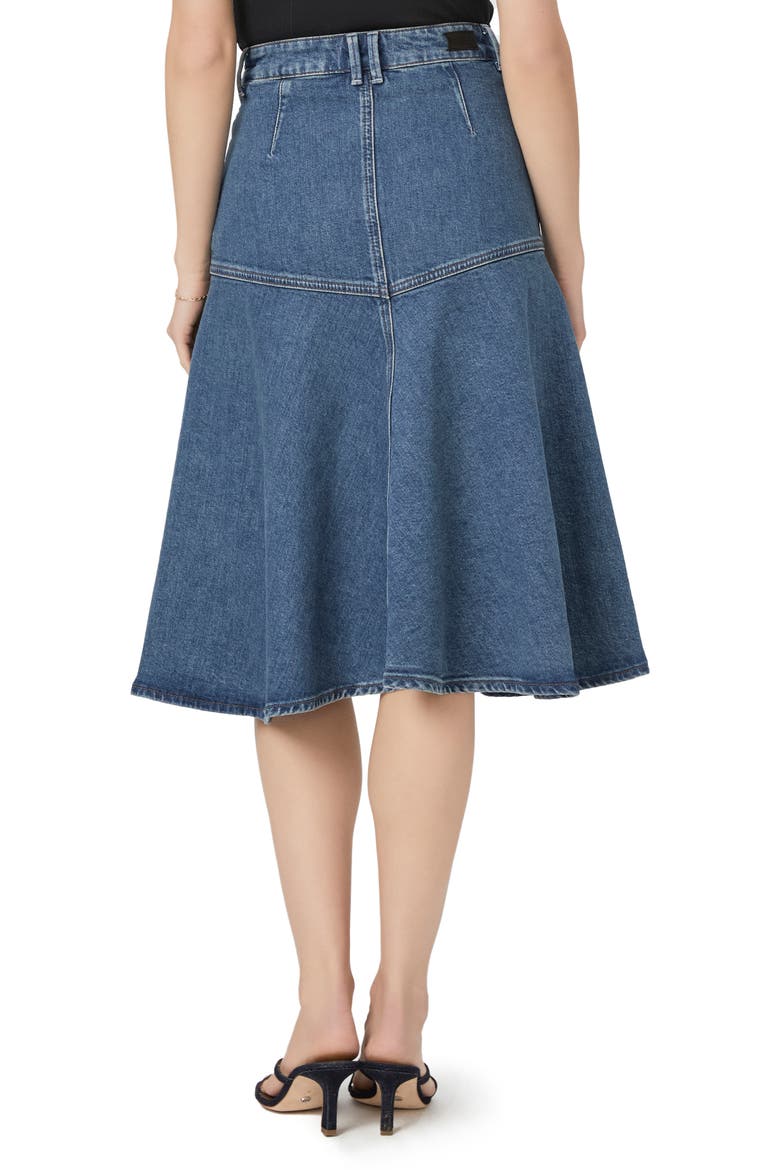 Alice A-Line Denim Skirt, Alternate, color, KOLDEN