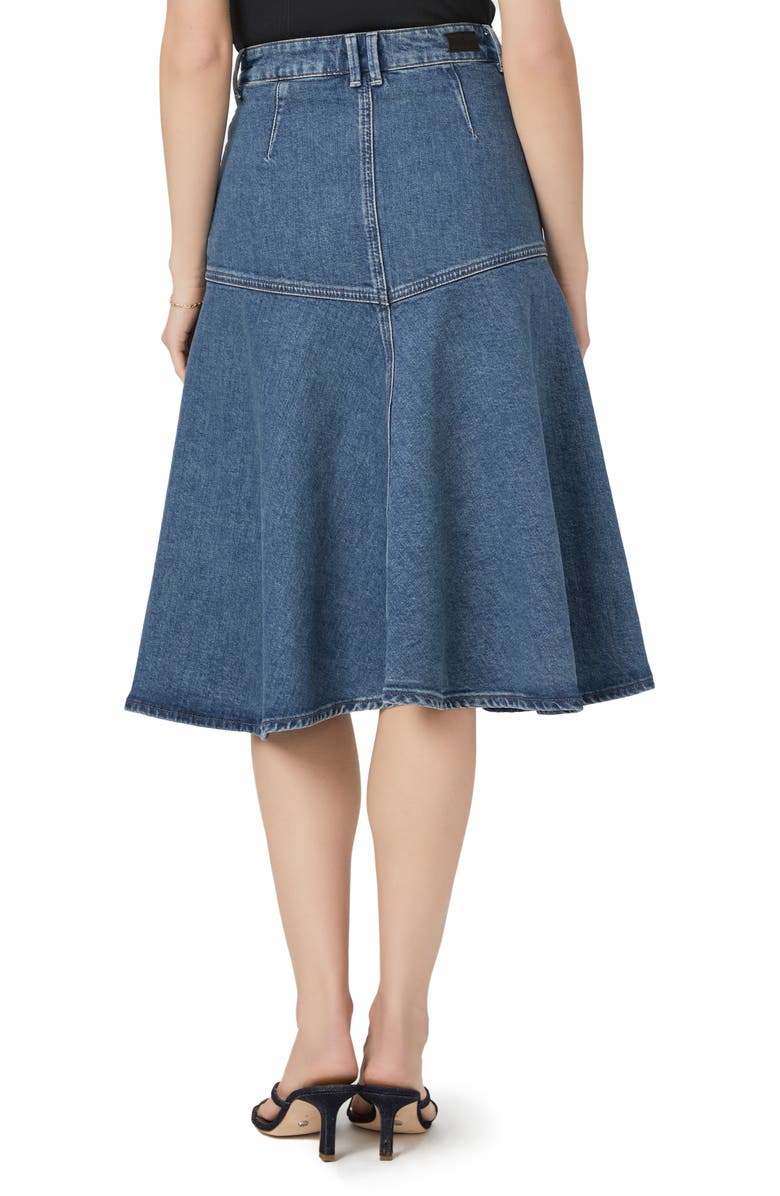 PAIGE Alice A-Line Denim Skirt, Alternate, color, 