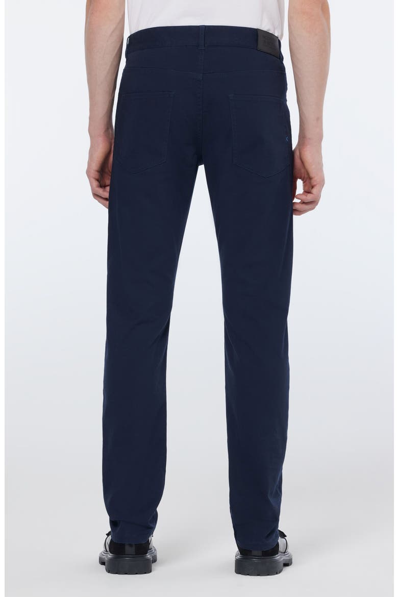 Ralston Slim Fit Five Pocket Stretch Twill Pants, Alternate, color, NAVY