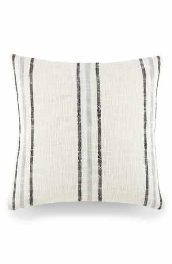 Yarn-Dyed Stripe Cotton Throw Pillow