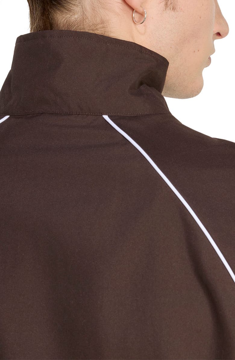 adidas Chest Stripes Track Jacket, Alternate, color, Aurora Coffee/ /